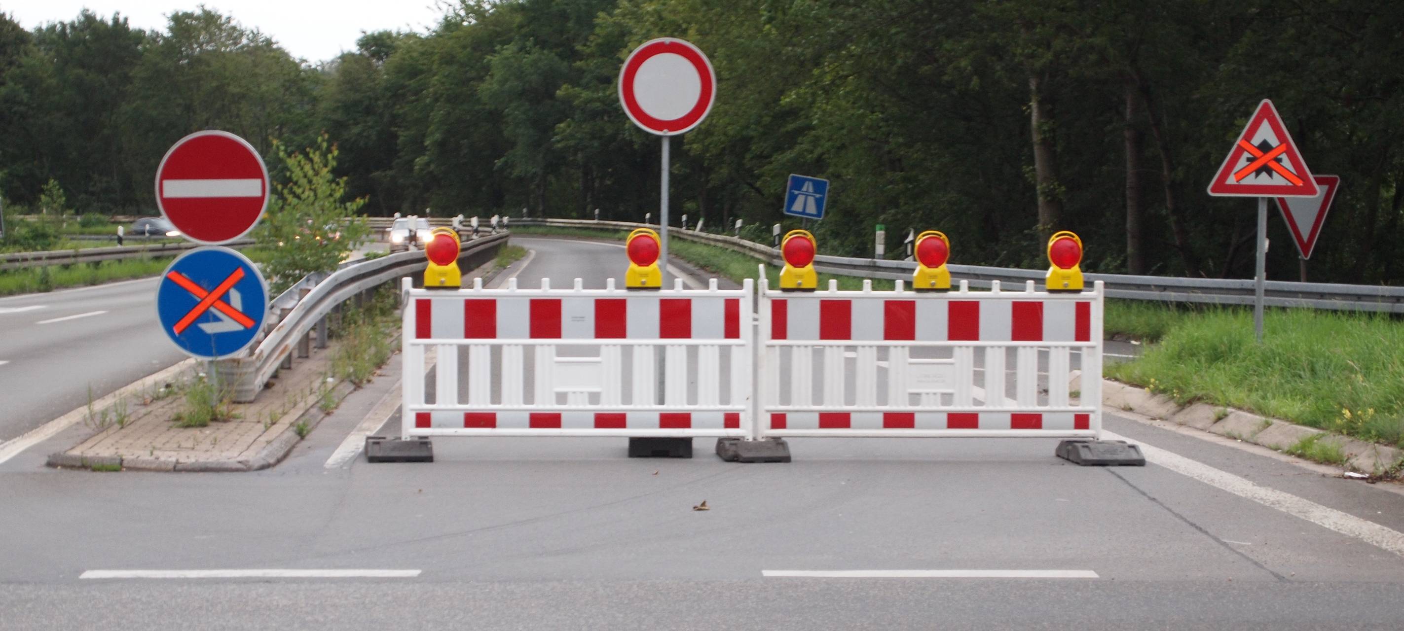 Straßensperrungen stehen an