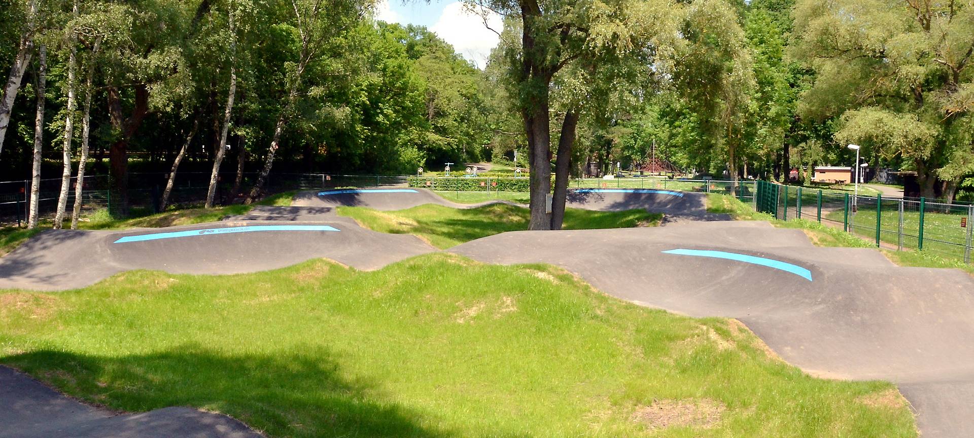 Pumptrack in Kommern befahrbar