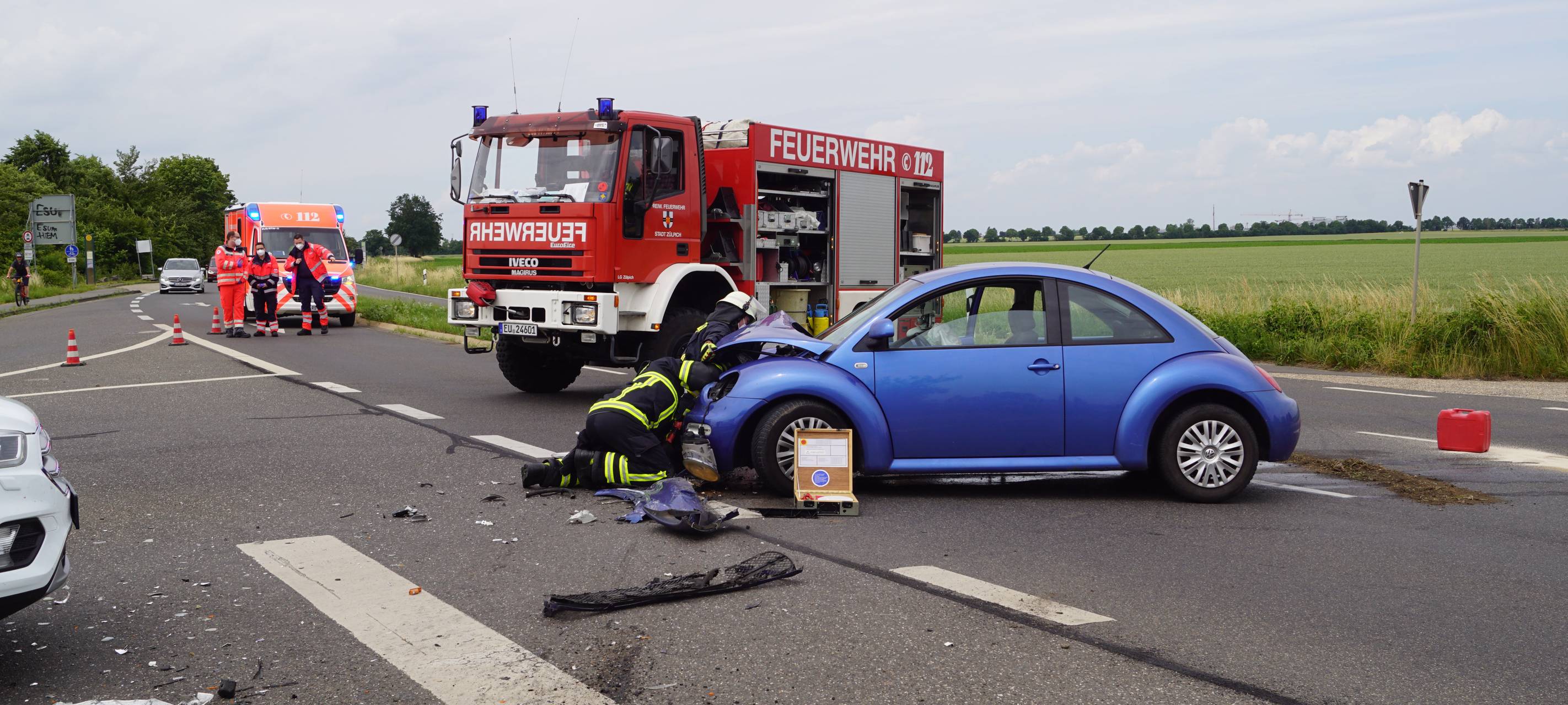 Lange Sperrung zwischen Zülpich und Ülpenich