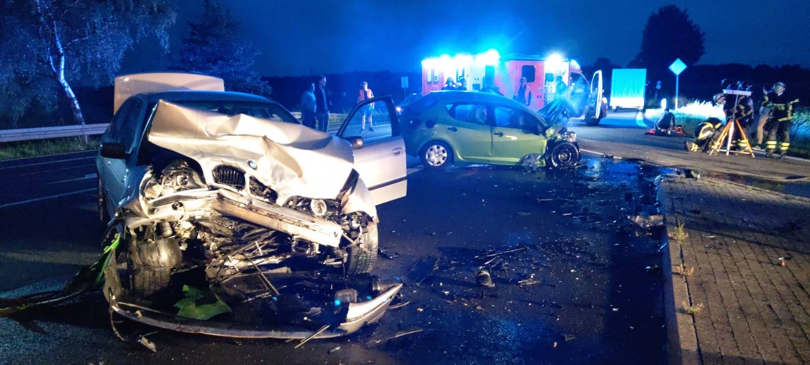 Schwerer Unfall an der A1-Auffahrt Wisskirchen