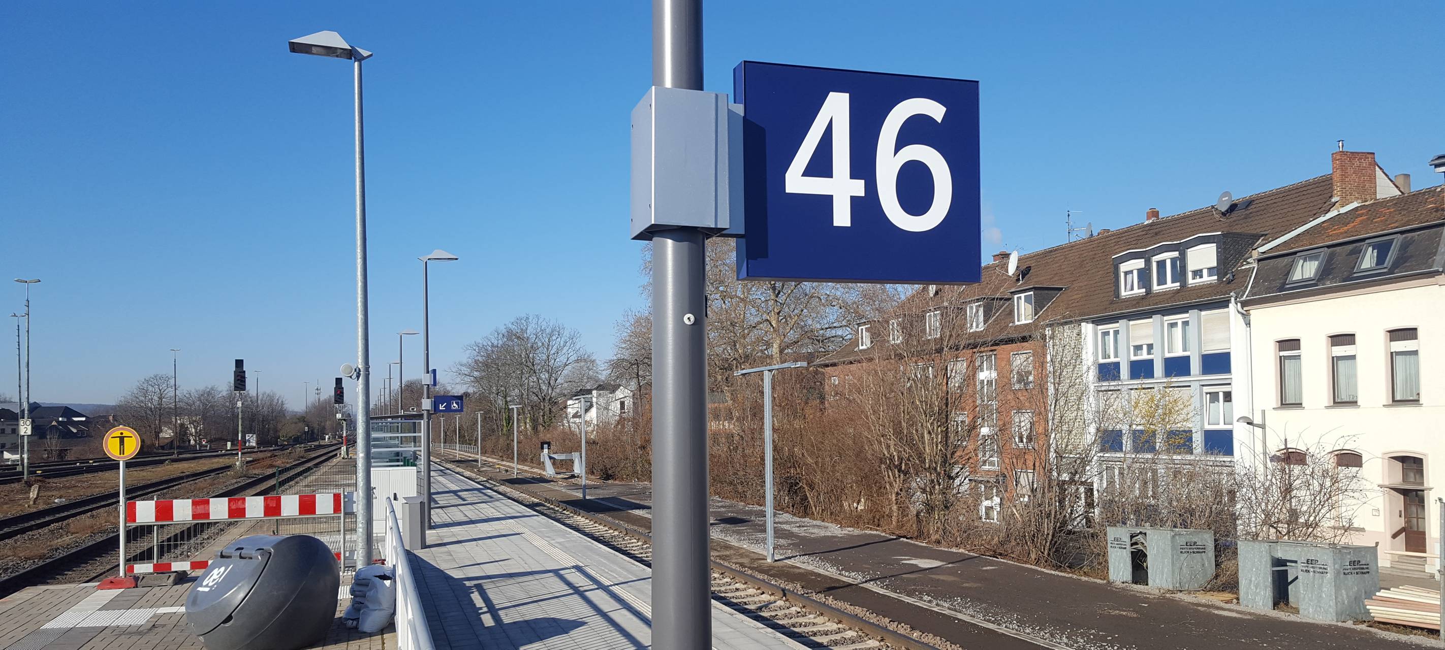Neuer Bahnsteig für Bördebahn eröffnet