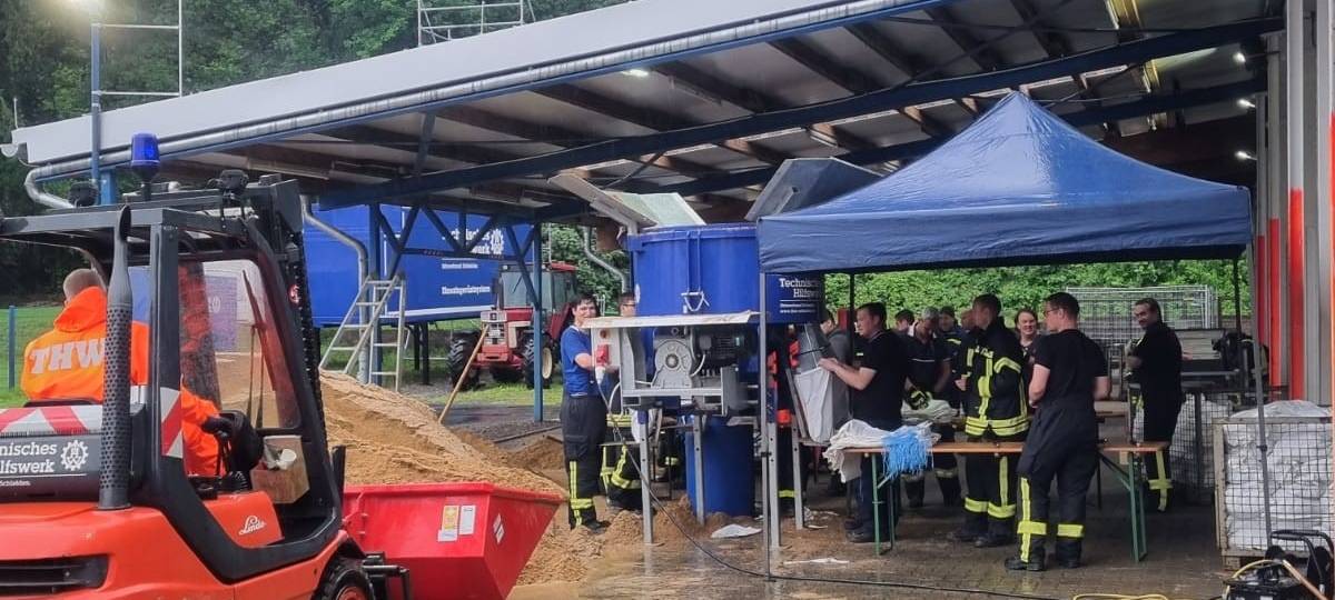 Extreme Hochwasser an zahlreichen Bächen und Flüssen