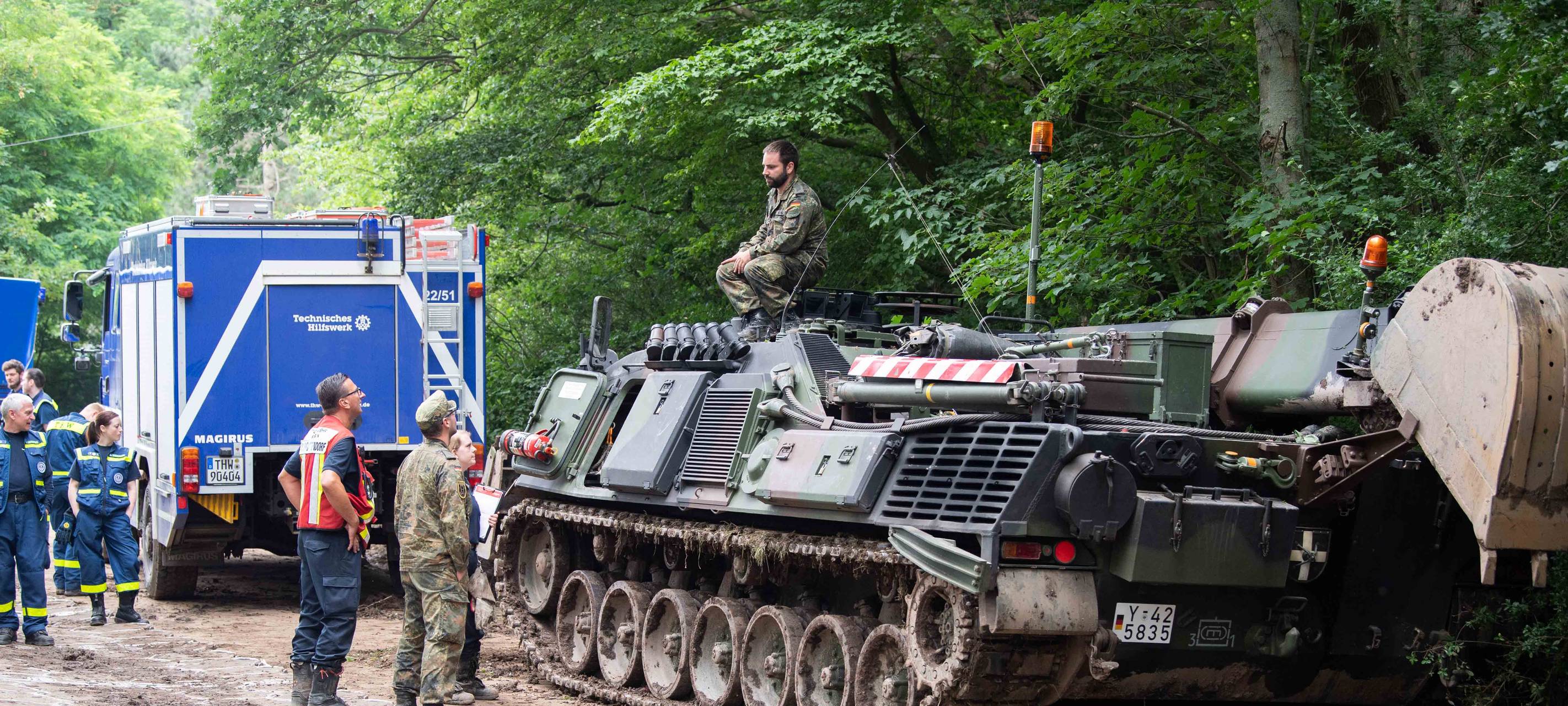 Bundeswehr weiter im Kreis Euskirchen im Einsatz