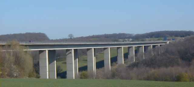 Für zwei Jahre: Sanierung der Krebsbachtalbrücke