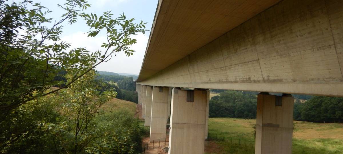 Krebsbachtalbrücke nach Bauarbeiten wieder frei