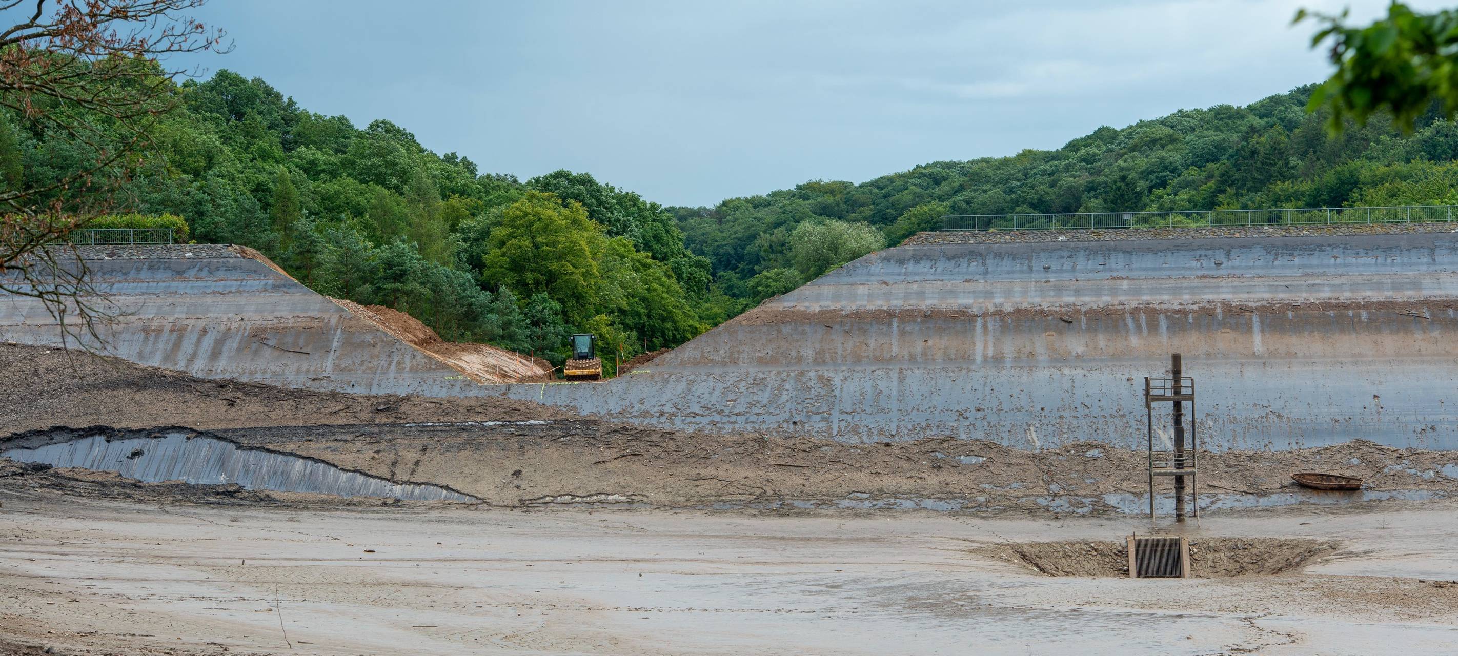 Aktueller Stand bei der Steinbachtalsperre