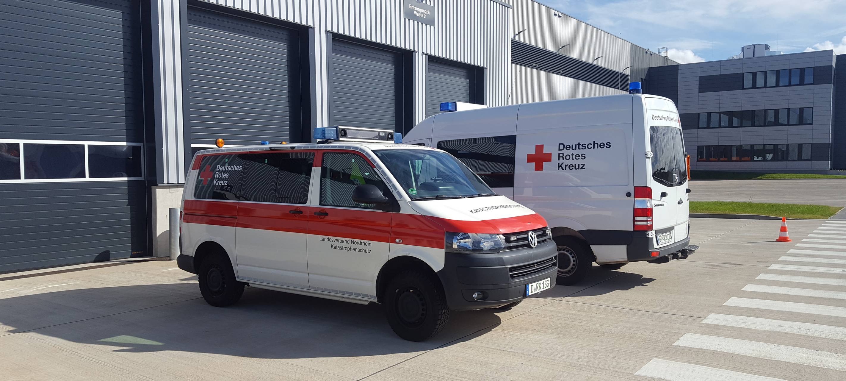 Viel los im DRK-Logistikzentrum Zülpich