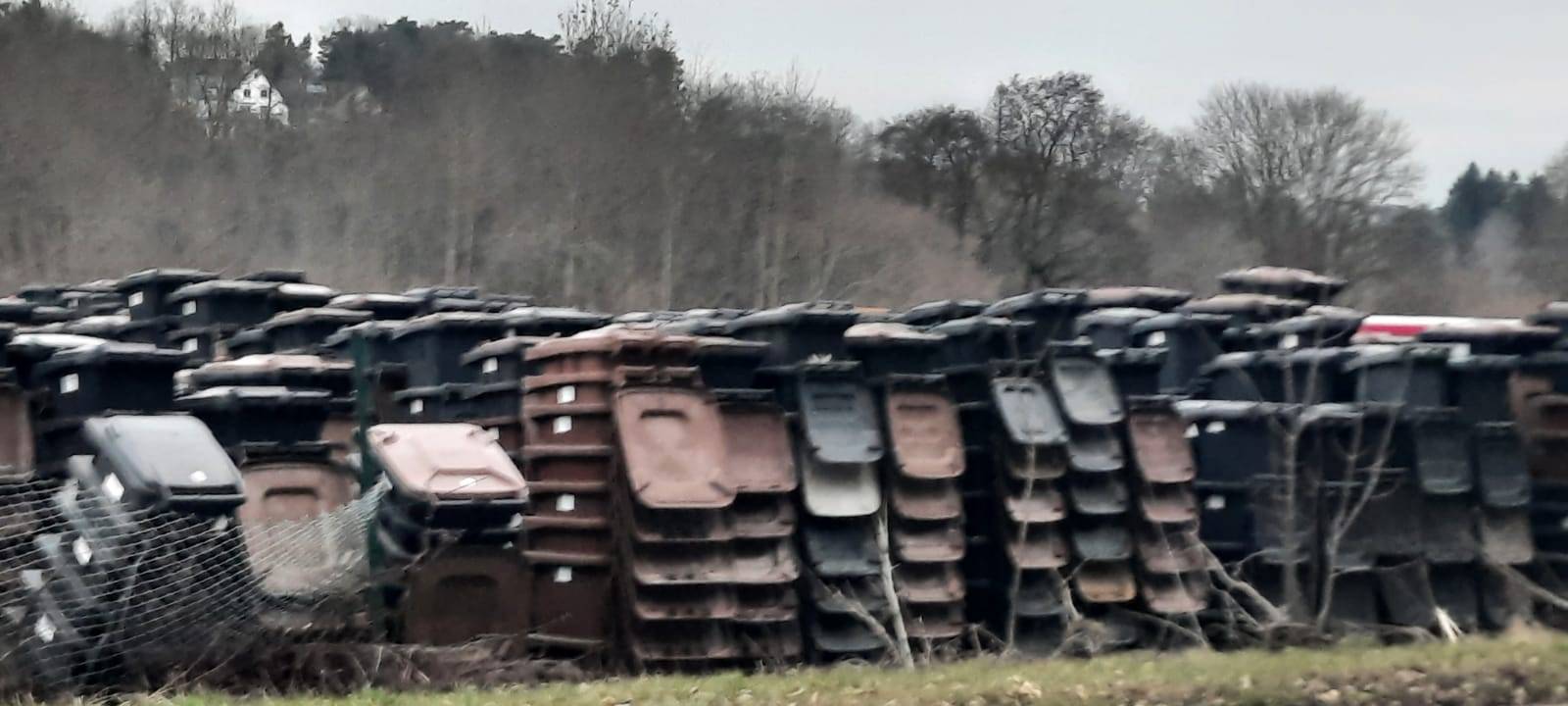 45.000 ausrangierte Mülltonnen in Kall