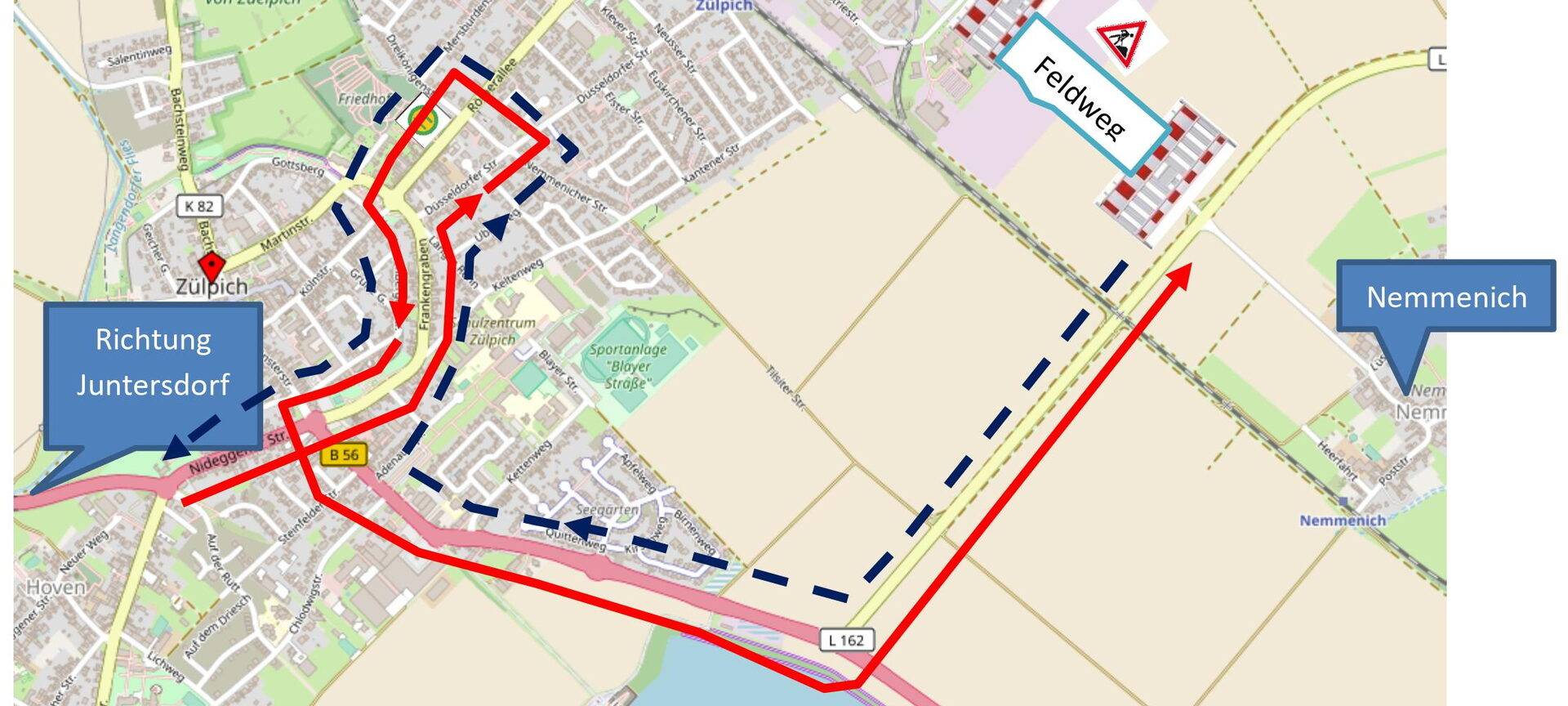 Baubeginn: Neue Straße in Zülpich