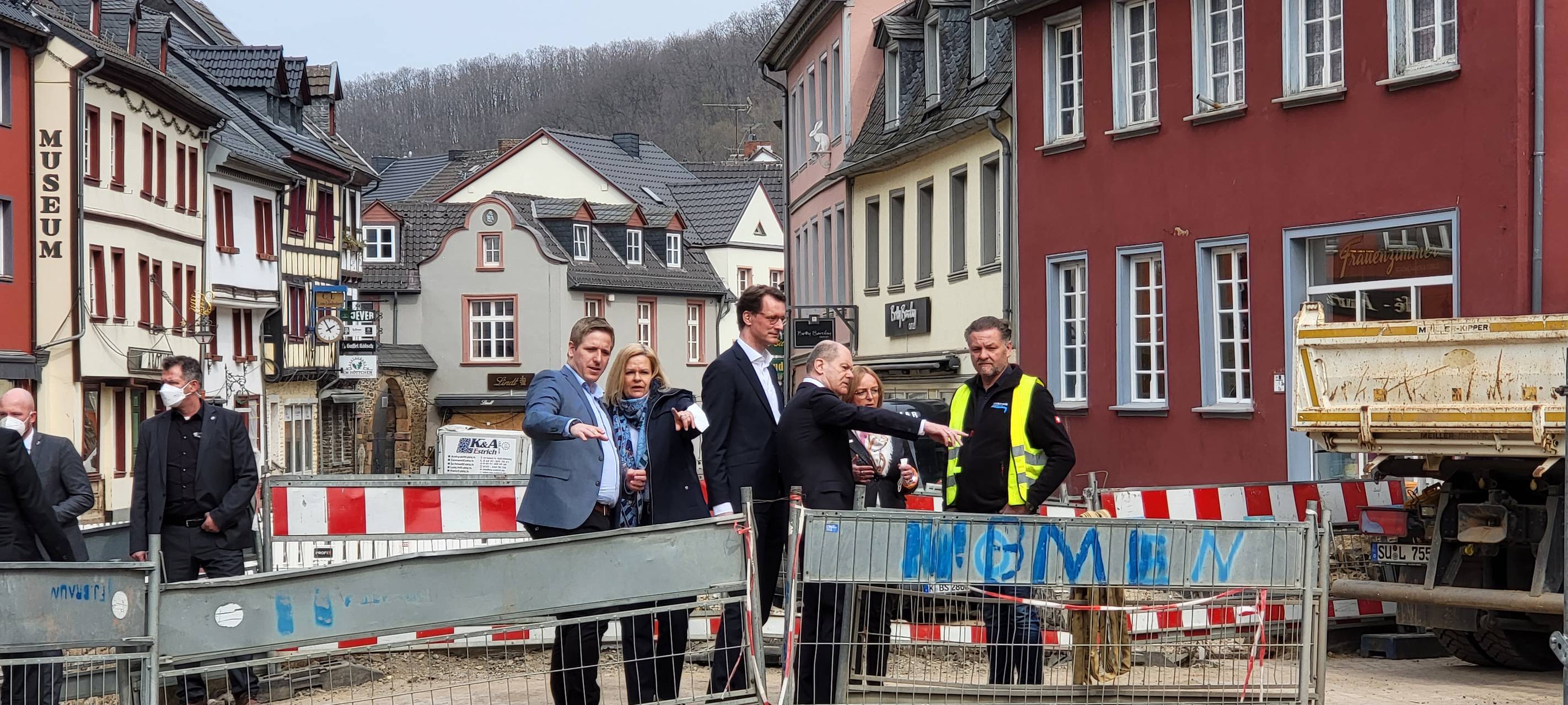 Olaf Scholz zu Besuch in Bad Münstereifel