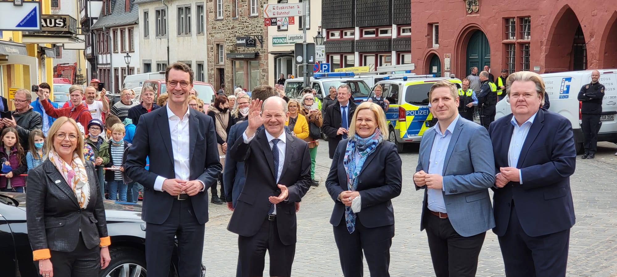 Olaf Scholz zu Besuch in Bad Münstereifel