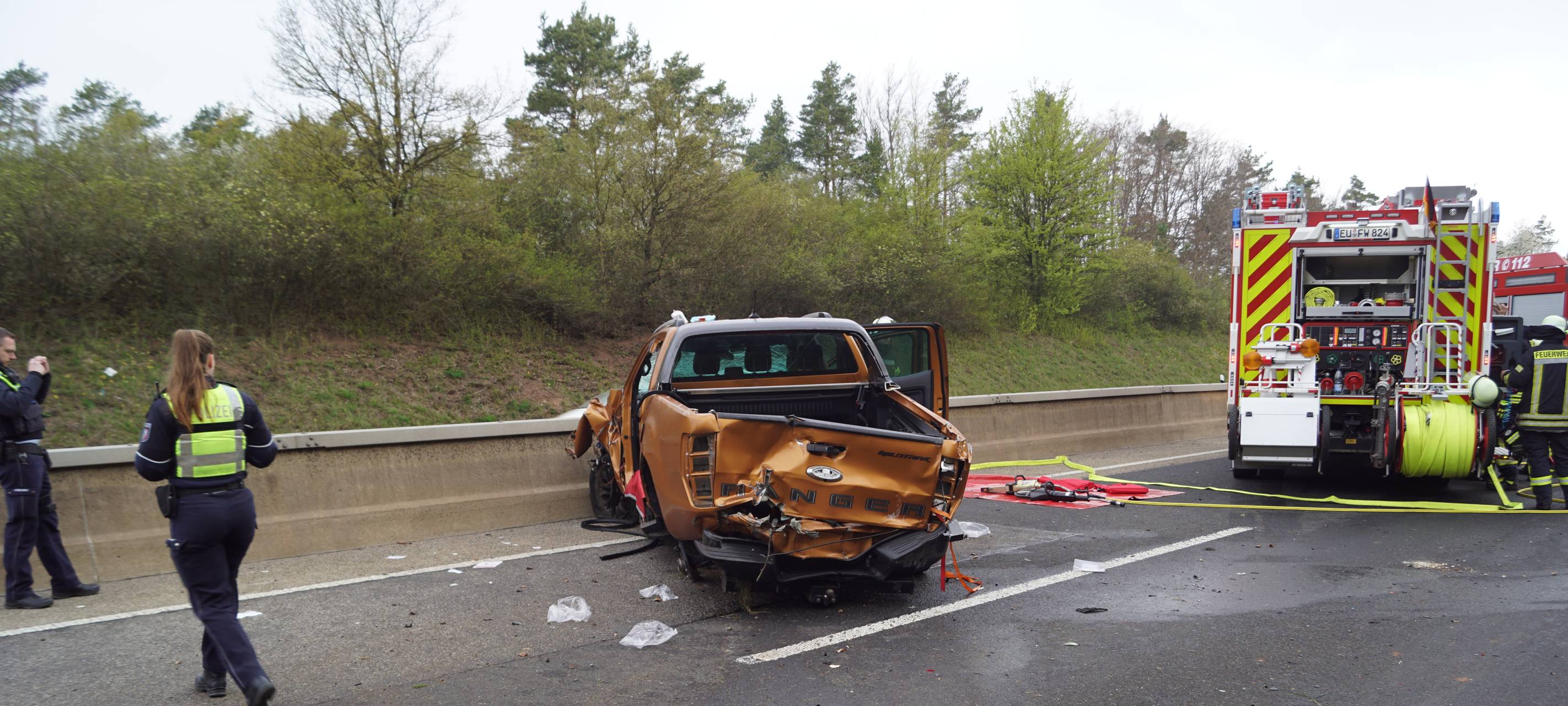 Unfall auf der A1 bei Nettersheim