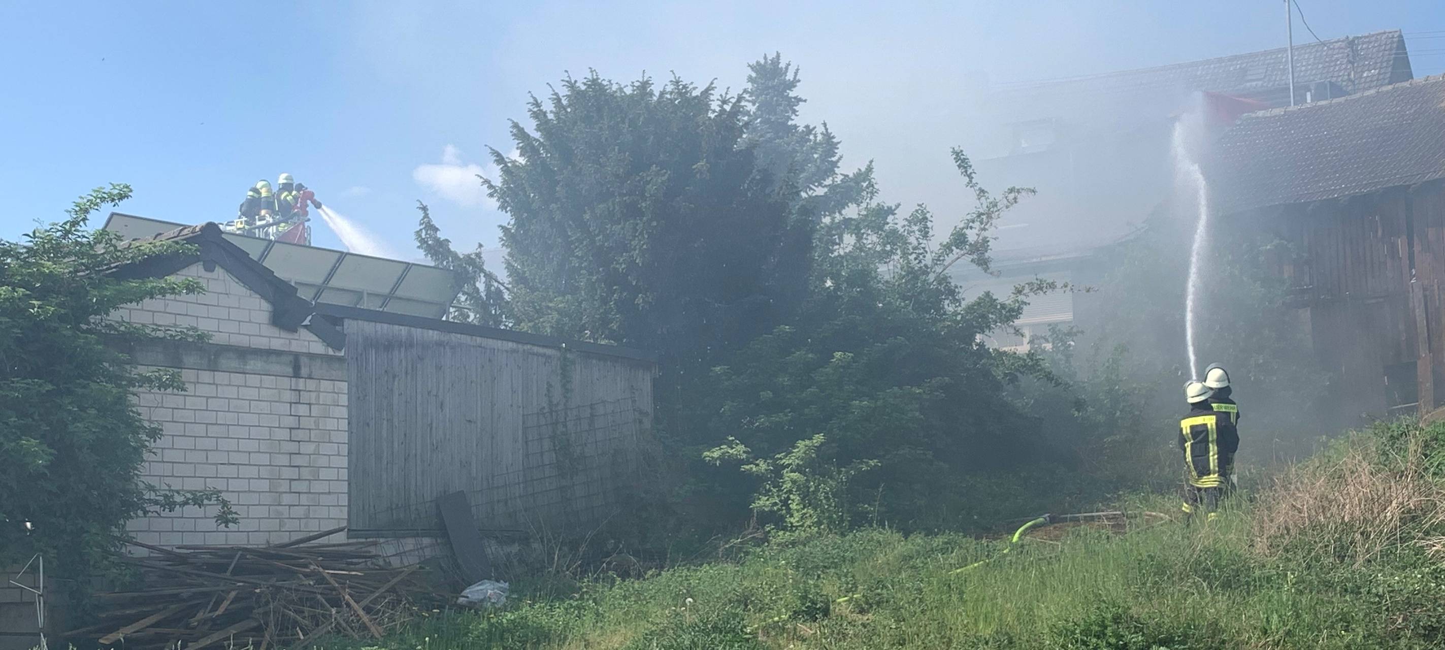 Feuerwehreinsatz in Euskirchen-Kirchheim