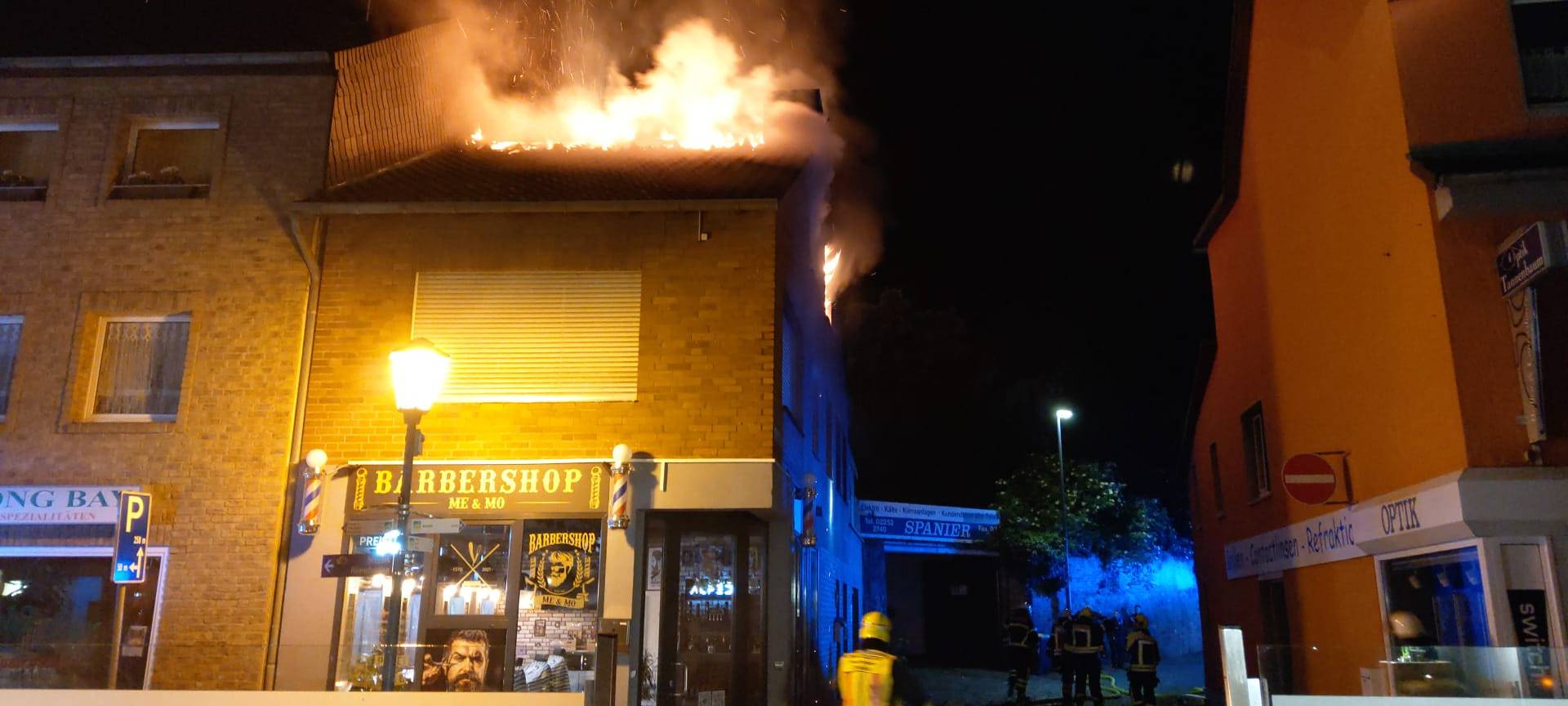 Dachstuhlbrand in Zülpich