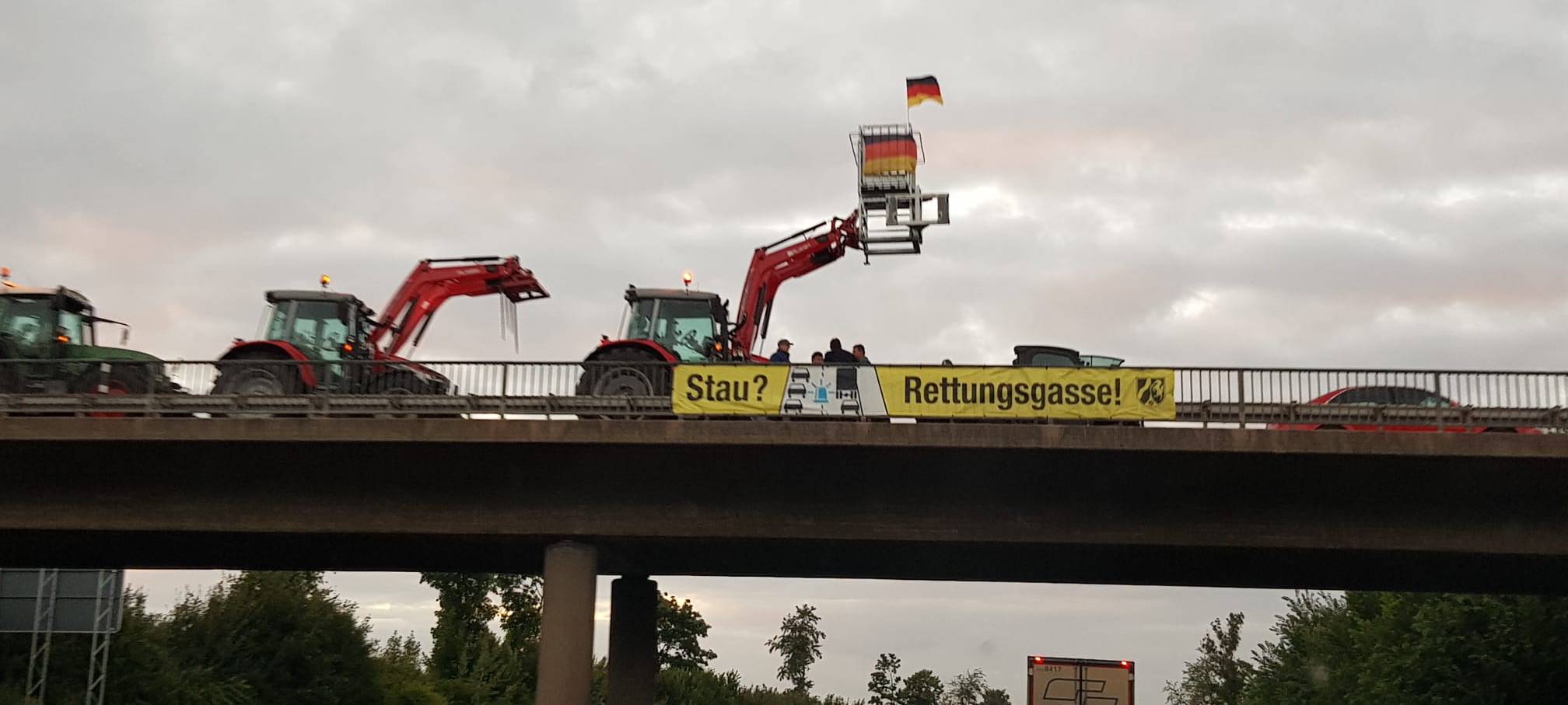 Landwirte aus dem Kreis Euskirchen haben protestiert