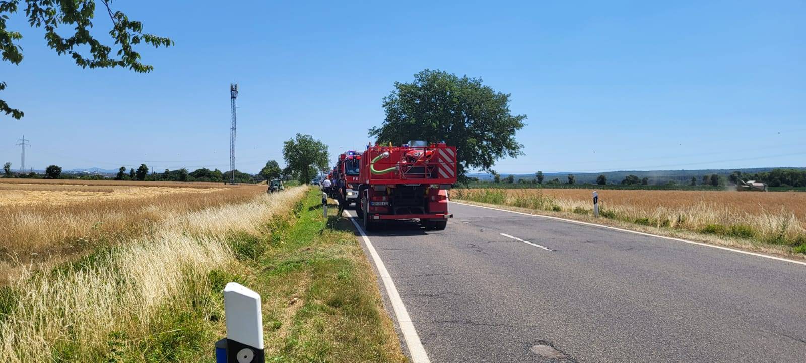 Flächenbrand bei Zülpich-Enzen