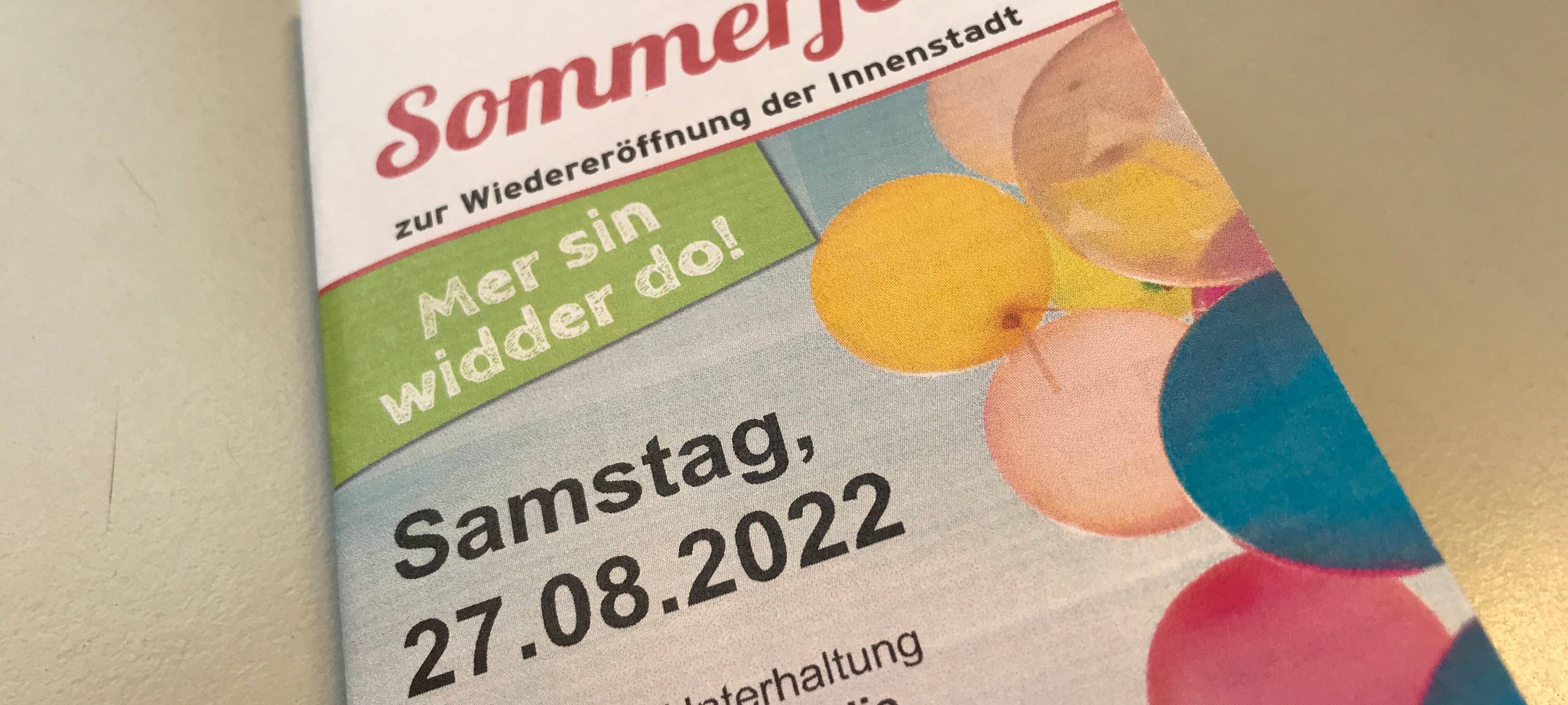Fest zur Wiedereröffnung in Euskirchen