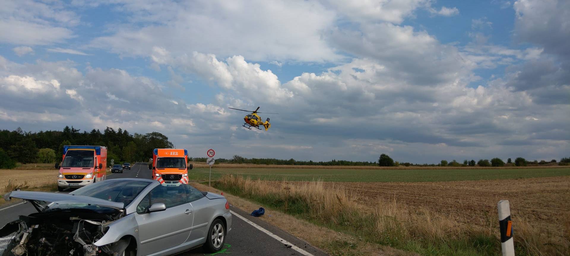 Unfall zwischen Satzvey und Antweiler