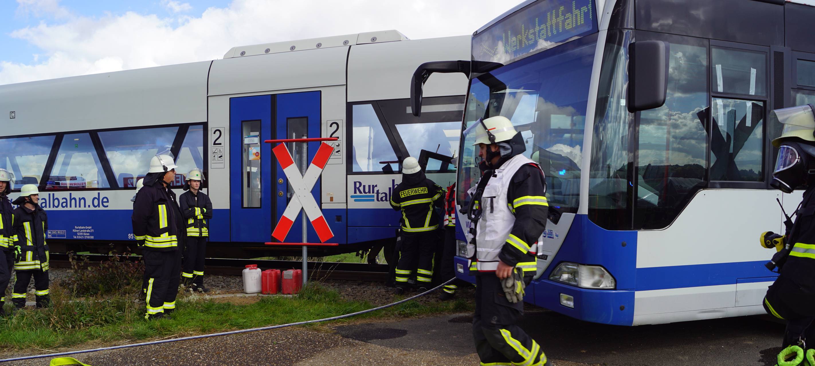 Große Rettungsübung in Zülpich