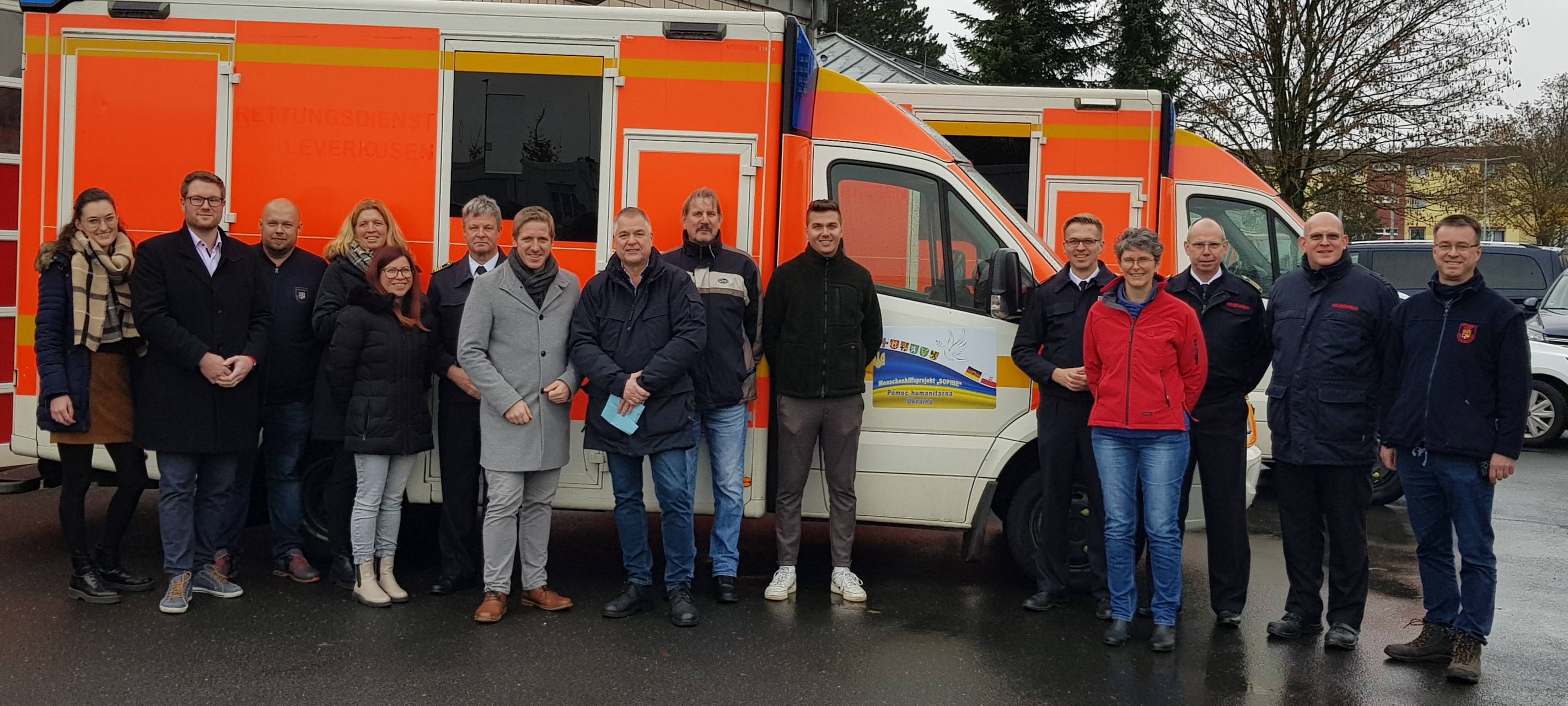 Kreis spendet Rettungswagen an Ukraine