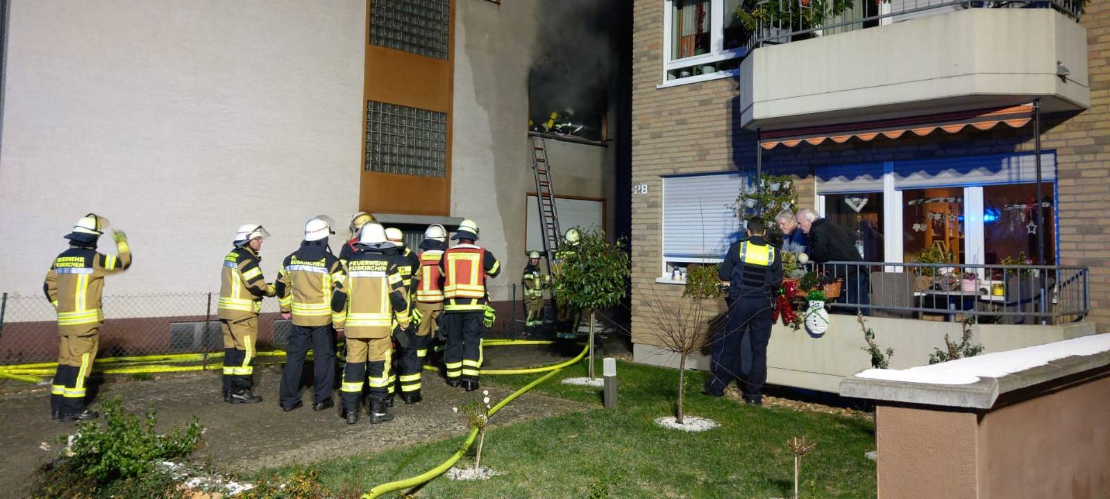 Keine Verletzten bei Zimmerbrand in Euskirchen