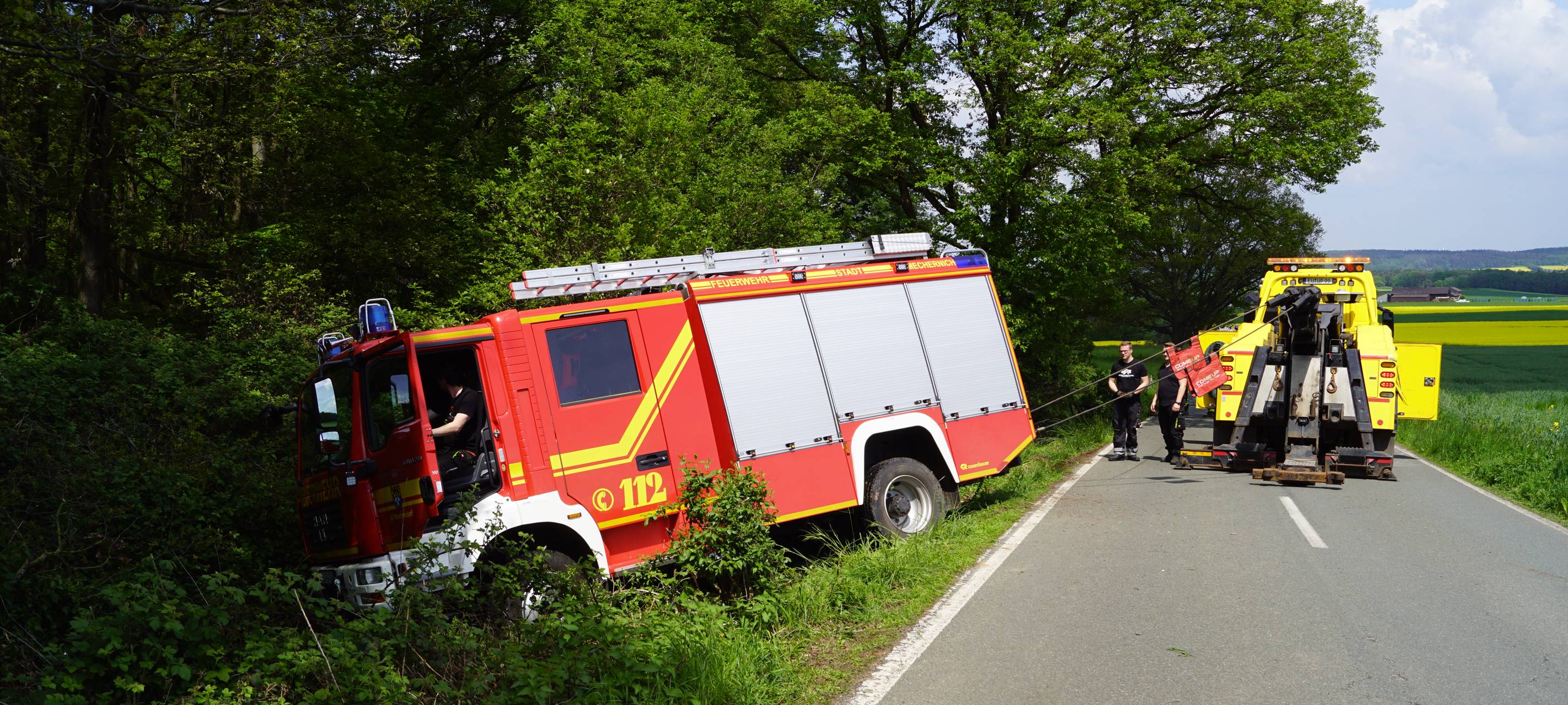 Motorradunfall bei Weiler am Berge