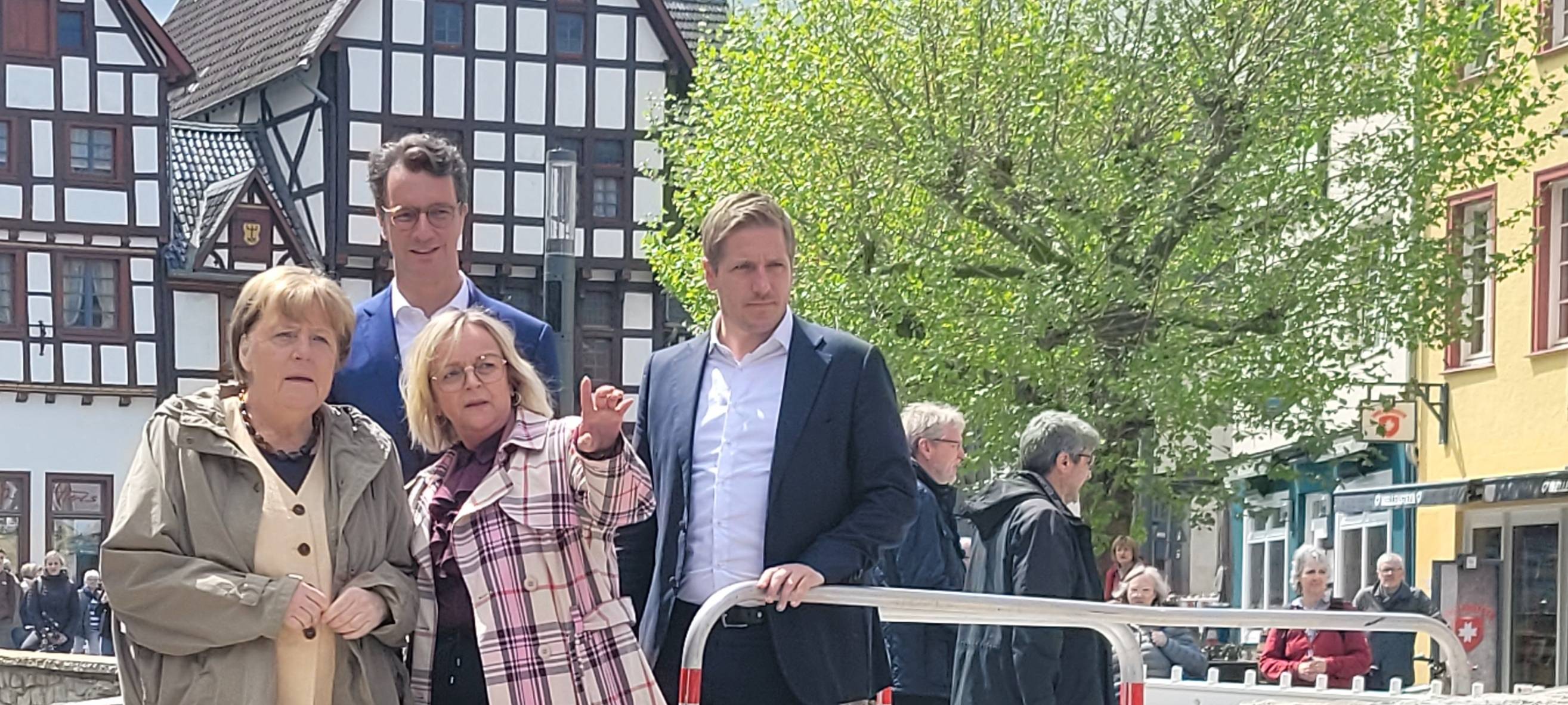 Ex-Kanzlerin in Bad Münstereifel