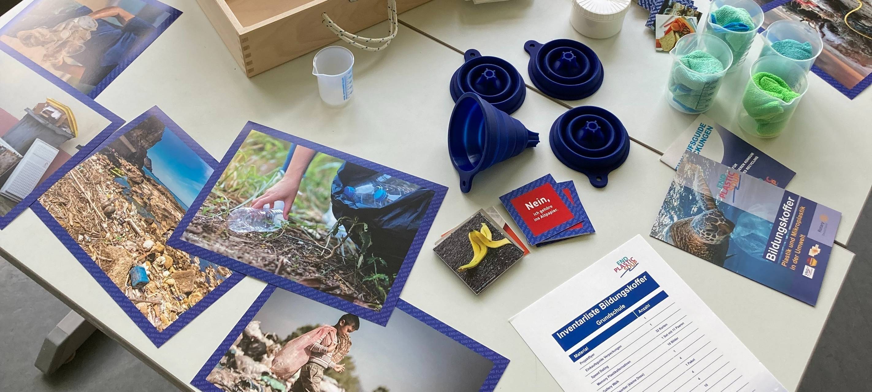 Bildungskoffer gegen Plastikmüll