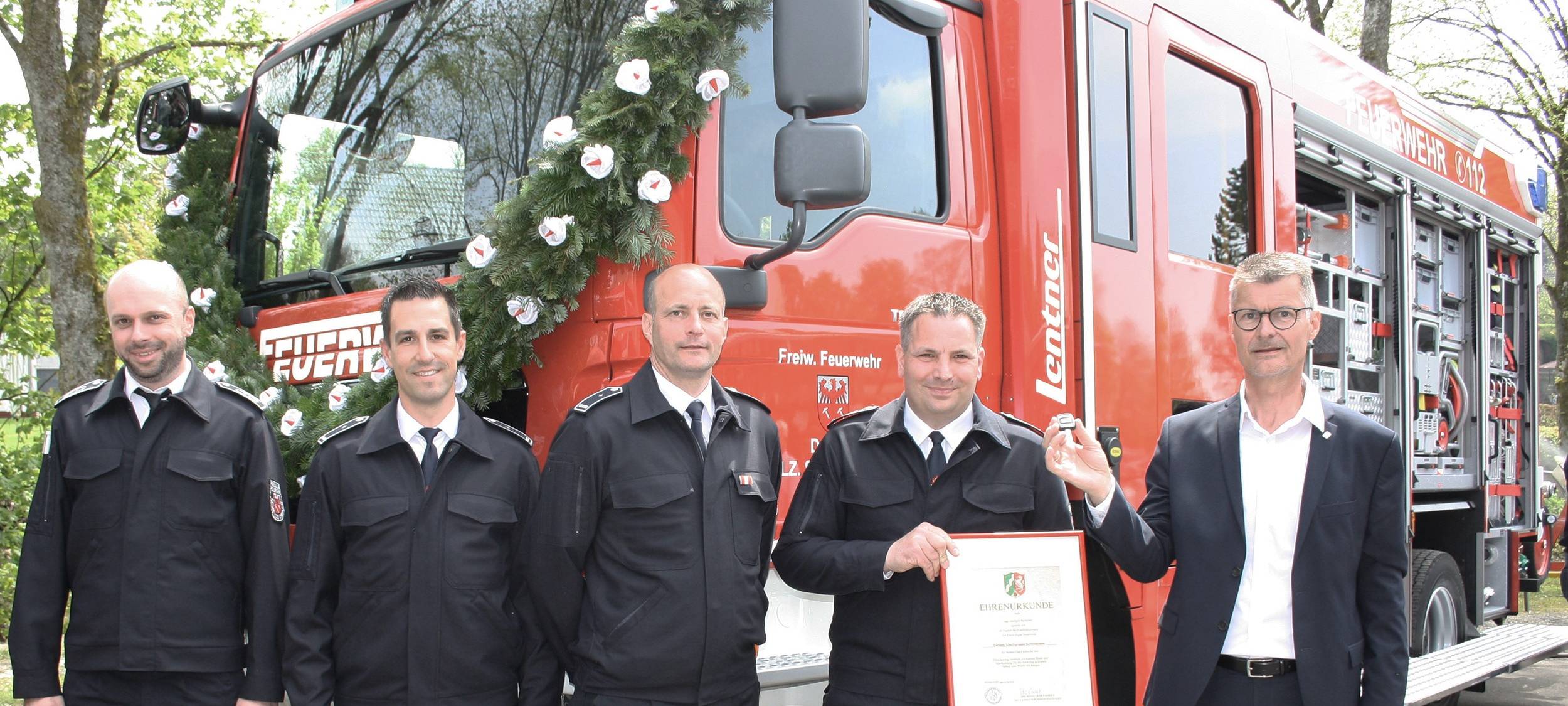 Feuerwehr in Dahlem bekommt neues Fahrzeug