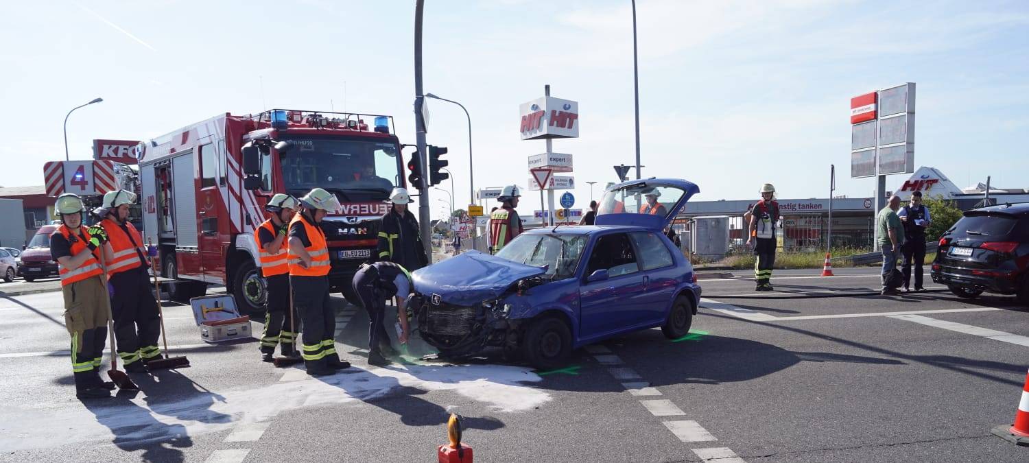 Unfall in Euskirchen wegen Krankenwagen