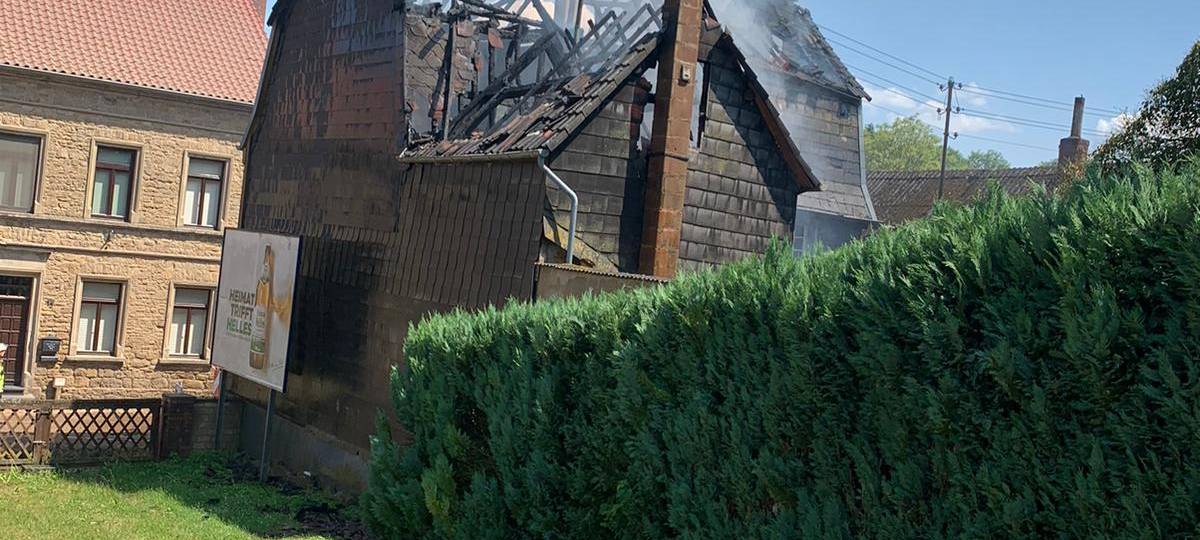 Weyer: Feuer flammte wieder auf