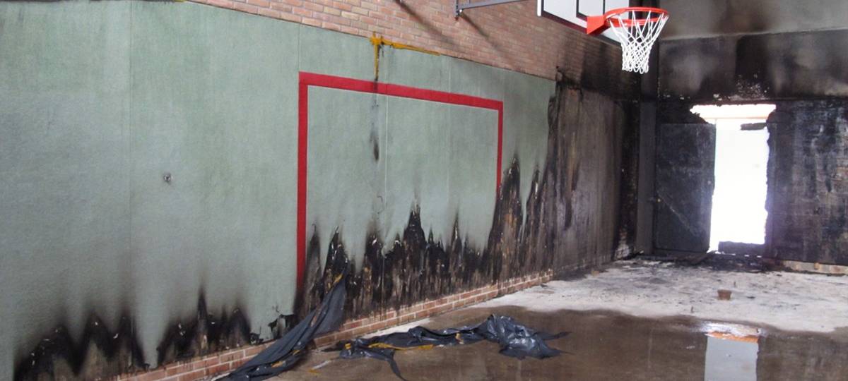 Feuer in Kaller Turnhalle: Es war Brandstiftung