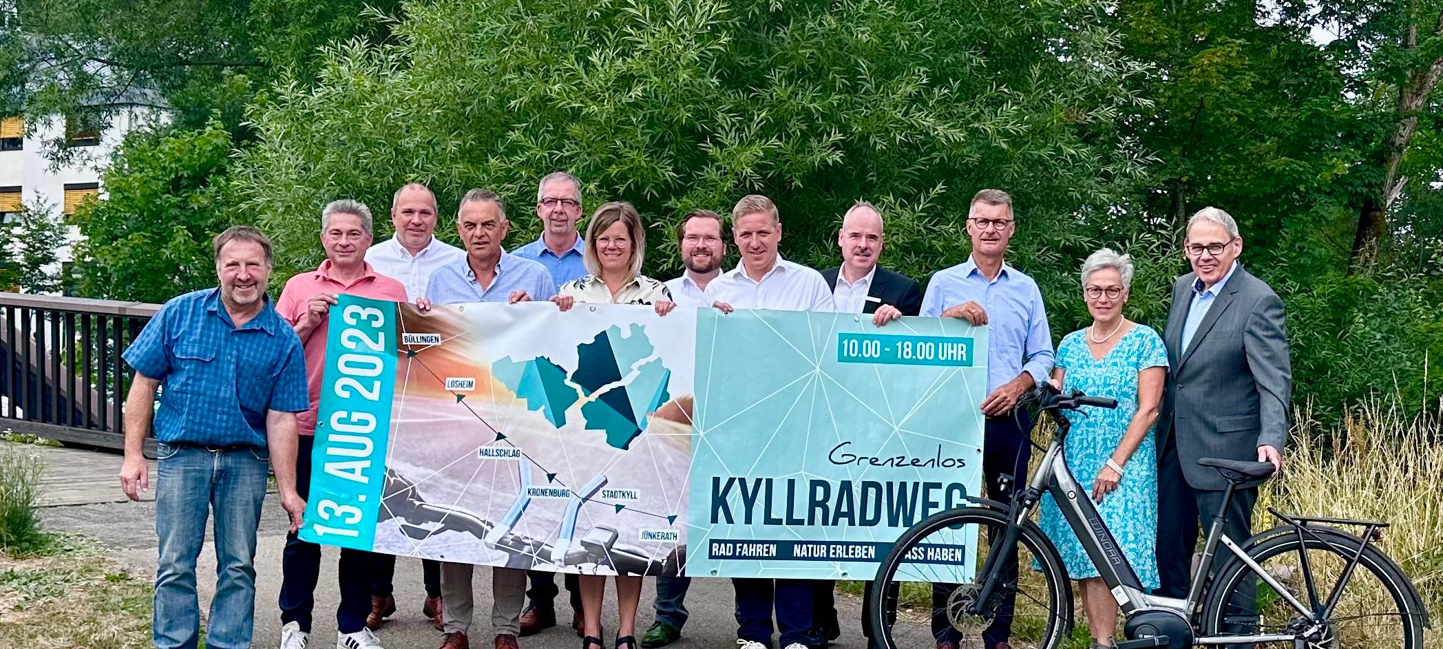 Radaktionstag "Grenzenlos Kyllradweg" am Sonntag