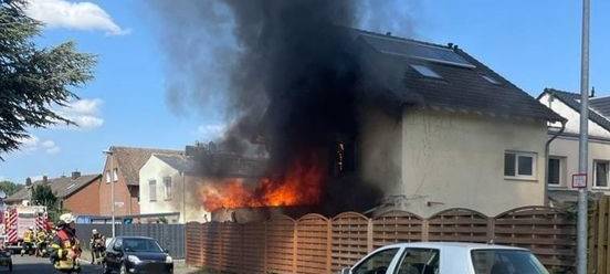 Garagenbrand in Euskirchen