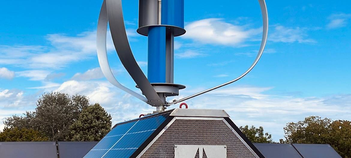 Erstes Windrad auf Hausdach in Euskirchen