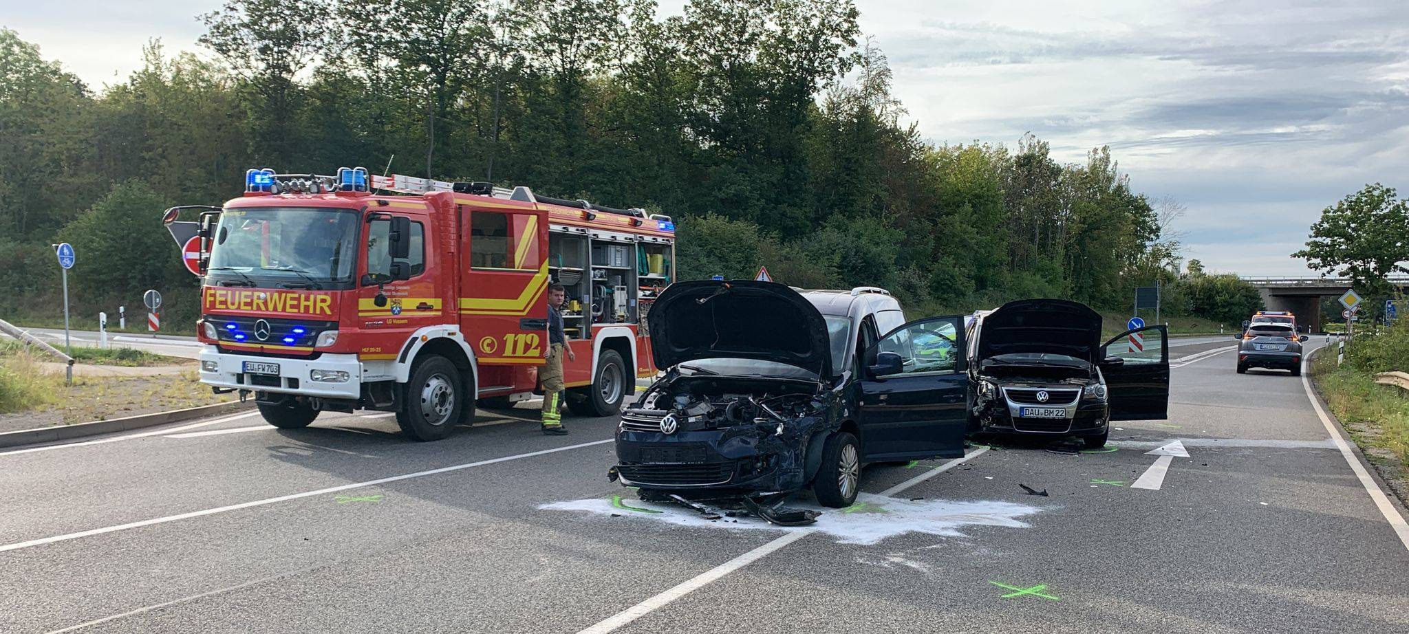 Fünf Verletzte nach Unfall bei Mechernich