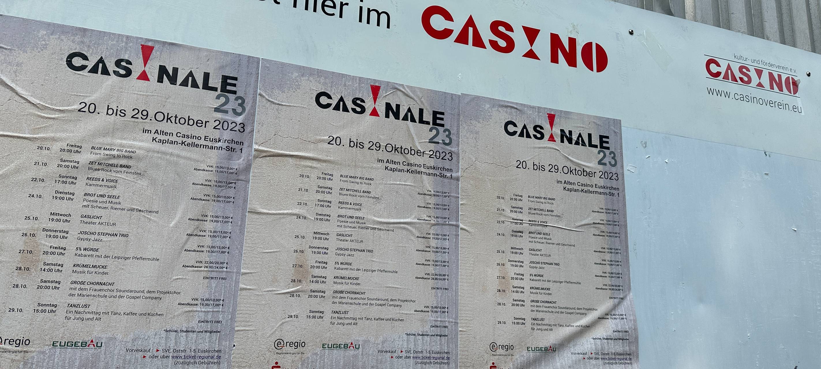 Casinale startet Ende Oktober