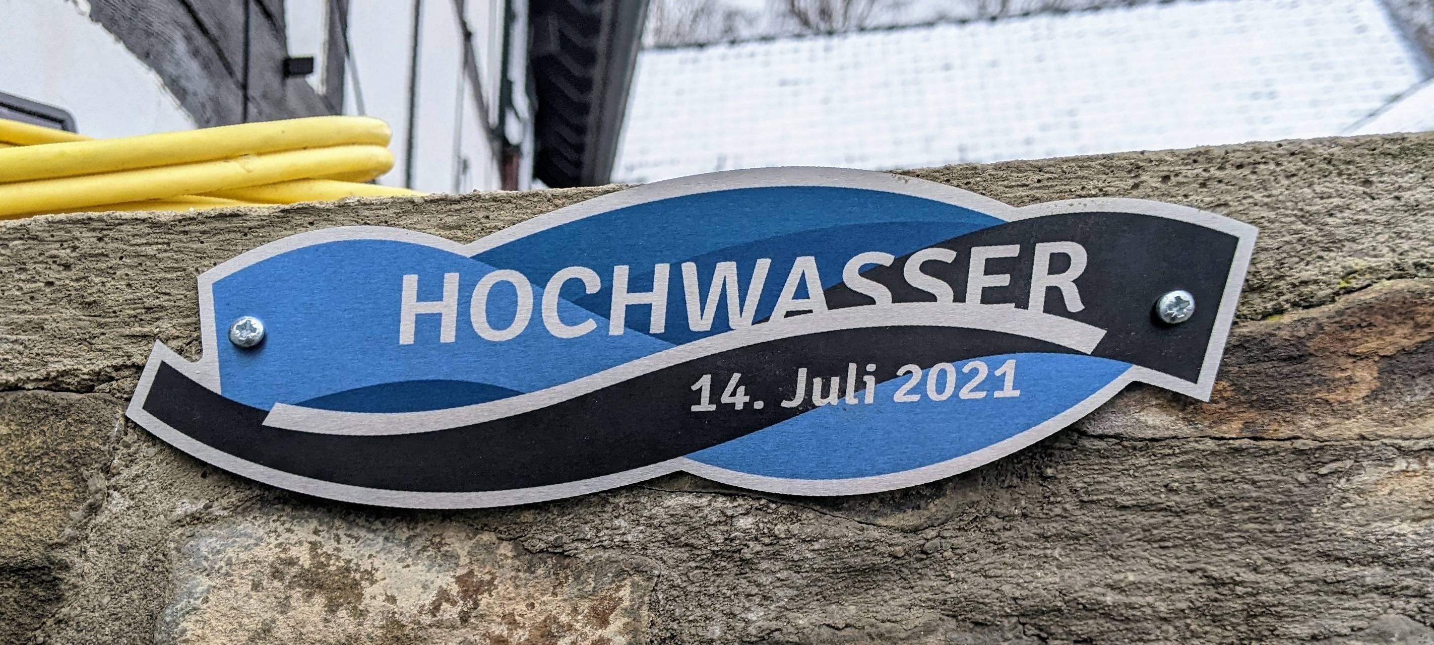 Gedenken und Eröffnung zum Flut-Jahrestag