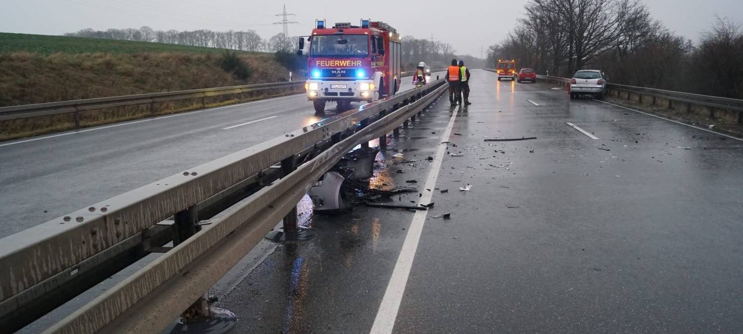 B266 nach Unfall wieder frei