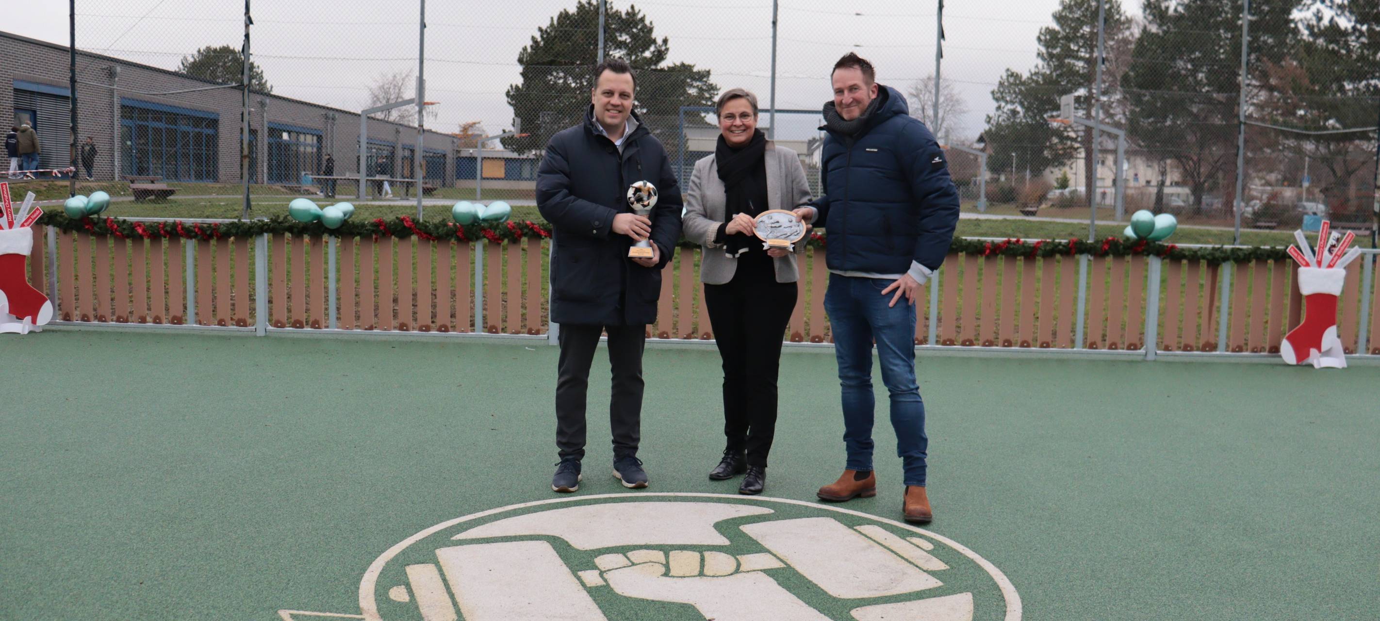 Multisportanlage durch Spende finanziert