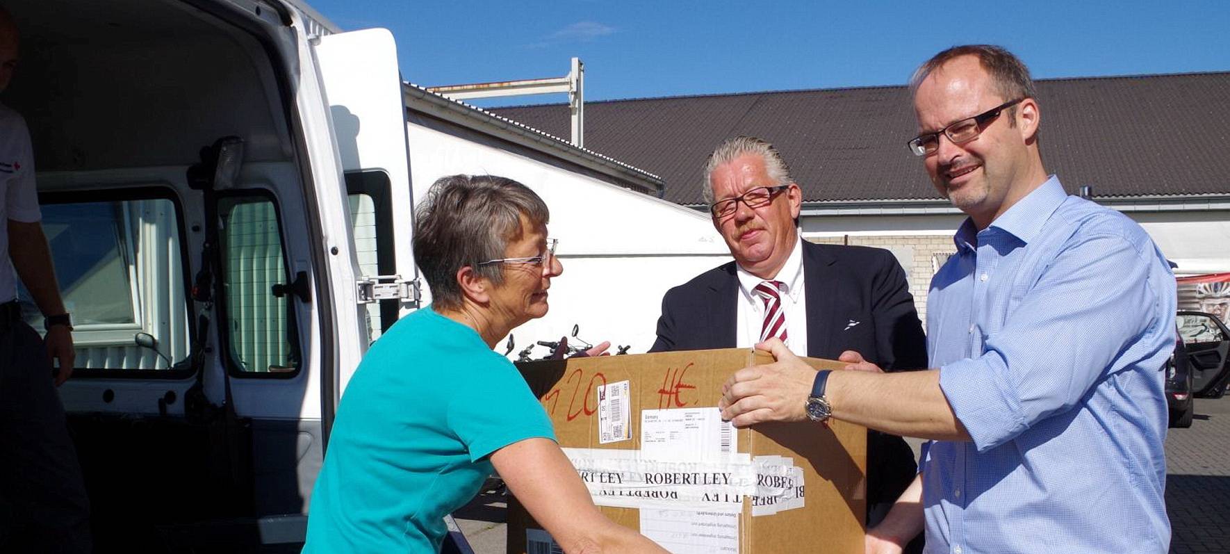 DRK sucht Kleiderspenden
