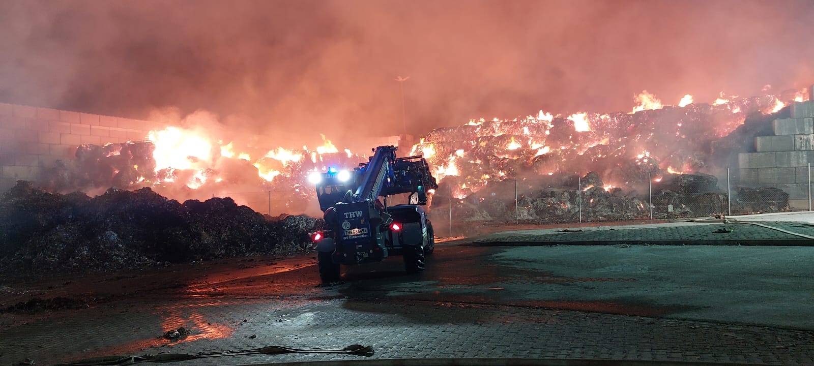 THW Euskirchen: Von Unfällen bis zum Großbrand