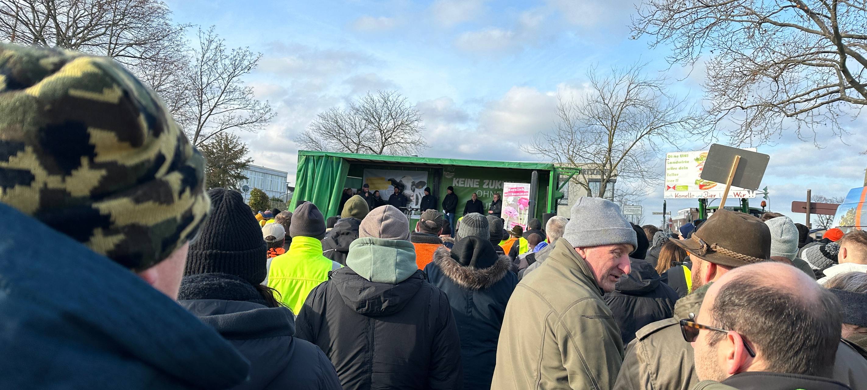 Bauern-Protest sorgte für Beeinträchtigungen auf den Straßen