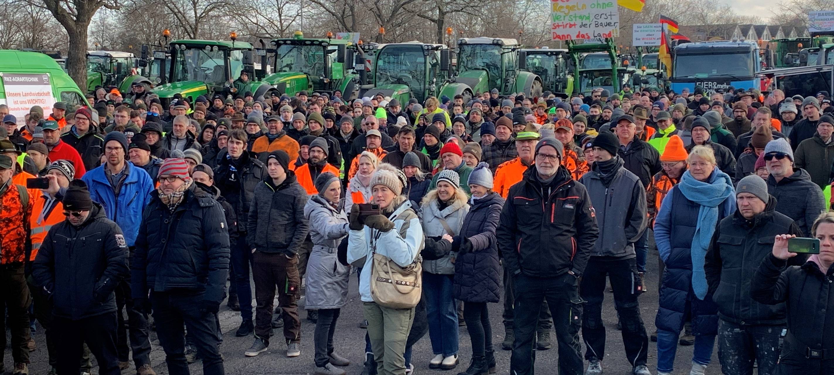 Bauern-Protest sorgte für Beeinträchtigungen auf den Straßen