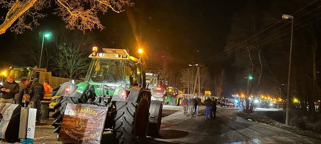 Bauern-Protest sorgte für Beeinträchtigungen auf den Straßen