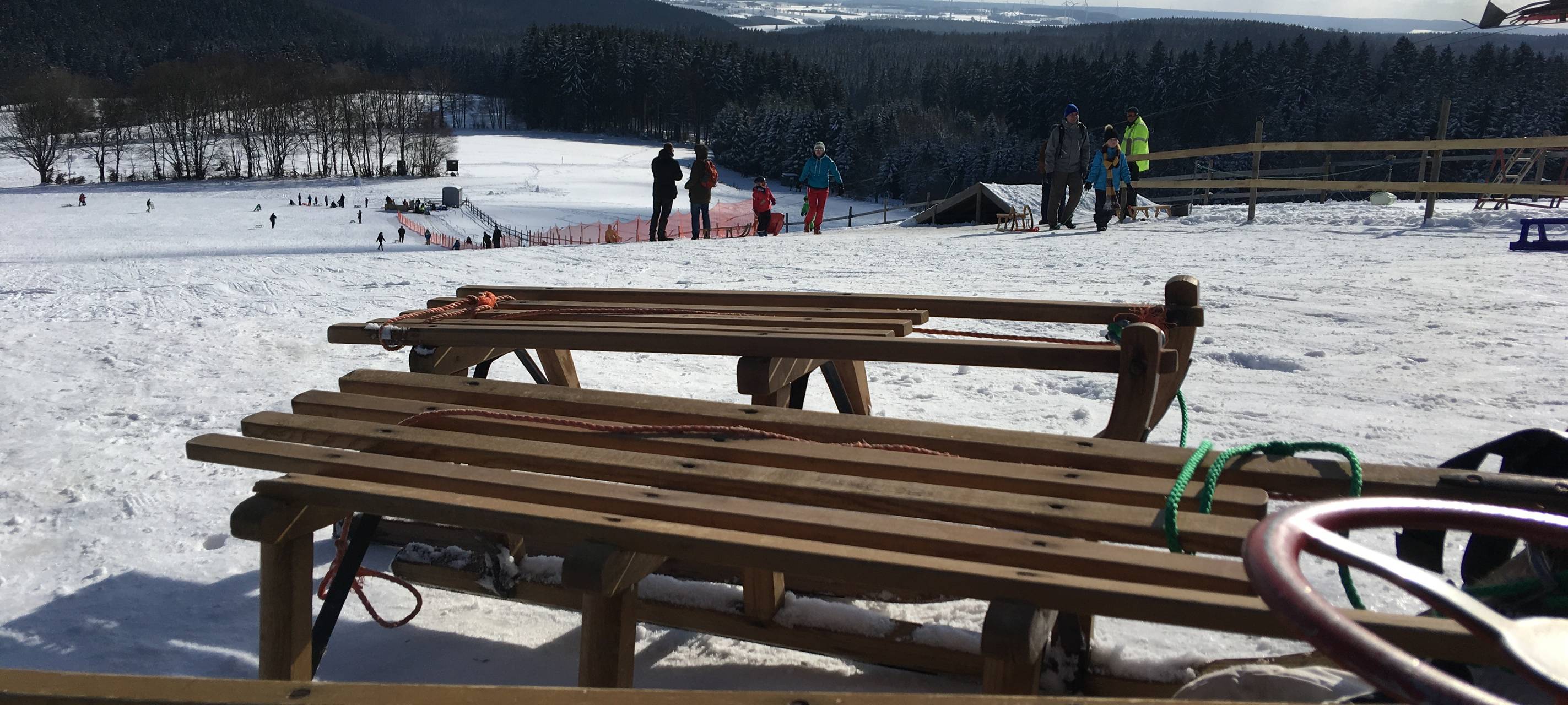 Rodellift in Hellenthal öffnet wieder: So ist die Schneelage