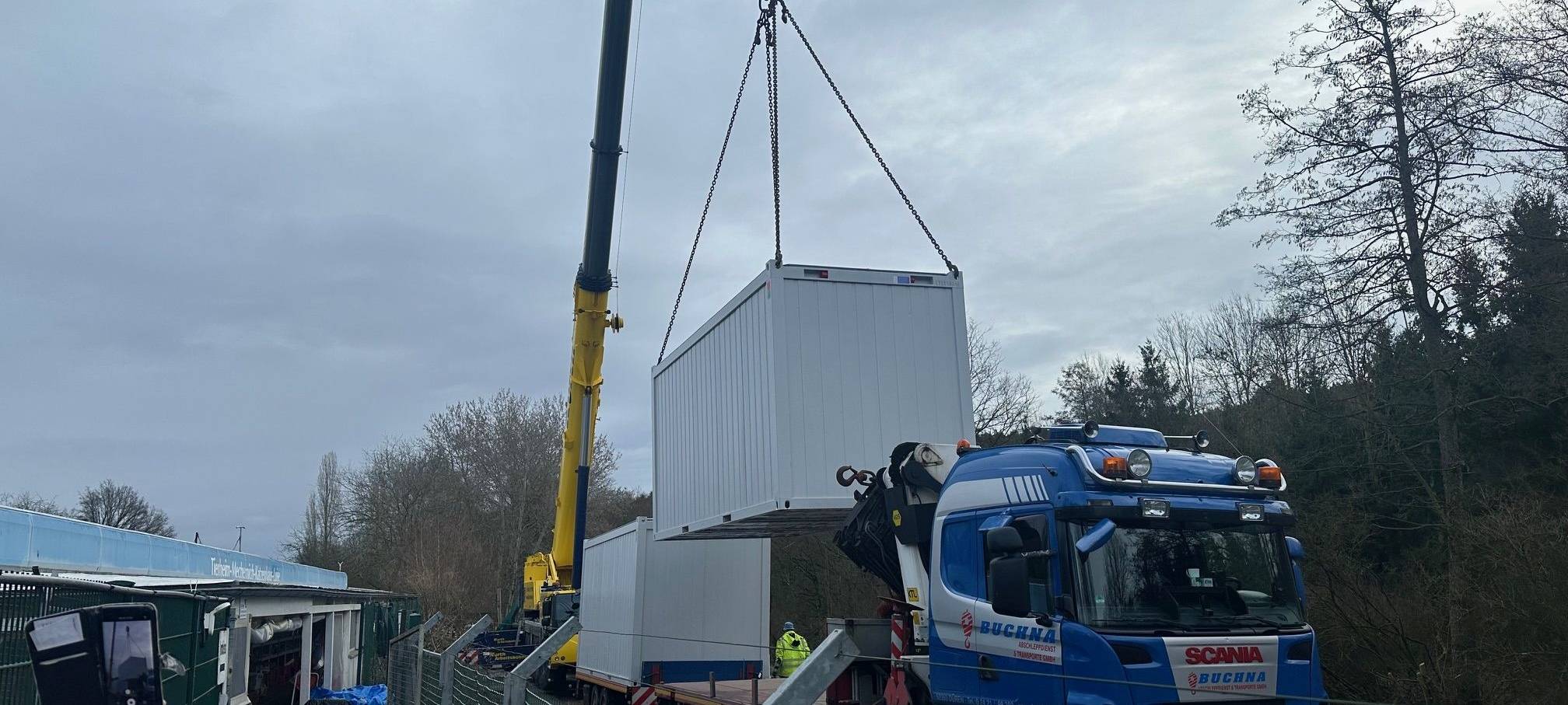 Container für Tierheim in Mechernich