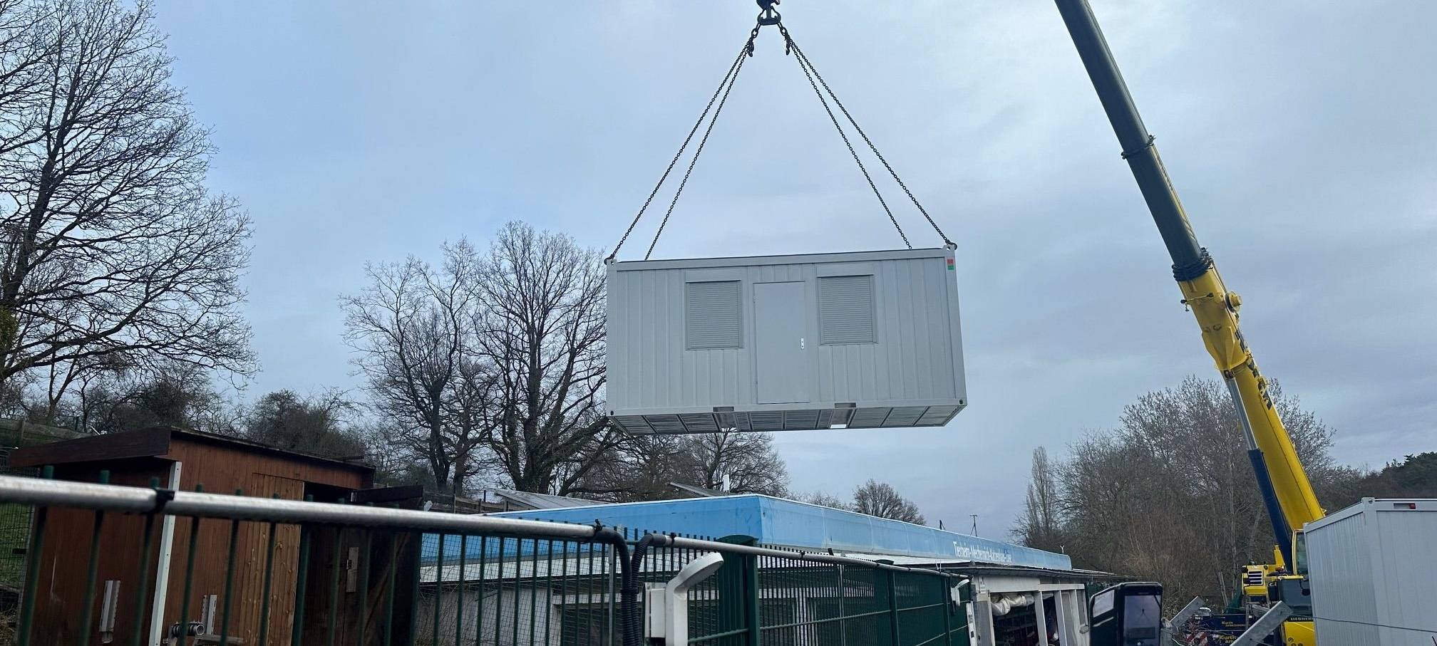 Container für Tierheim in Mechernich