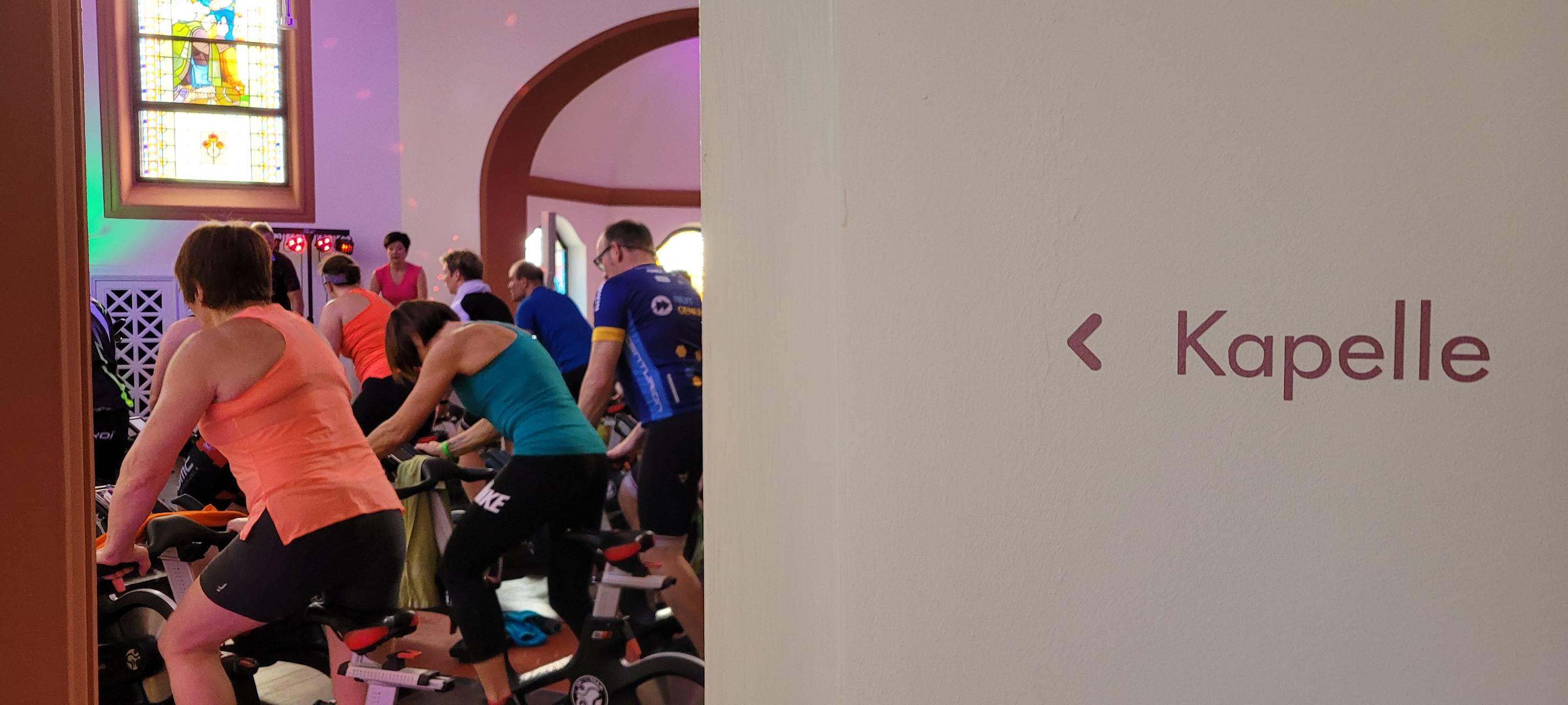 Sport an ungewohntem Ort