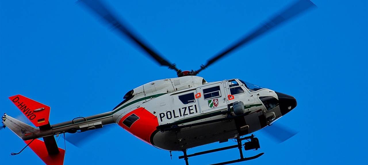 Hubschrauber suchte nach Einbrechern